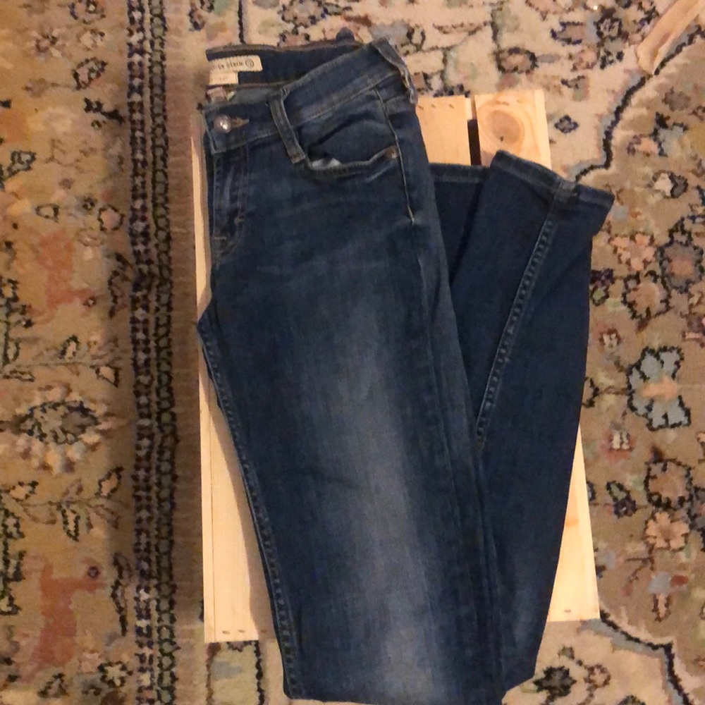 French Connection Skin Tight Denim. Light Wash.